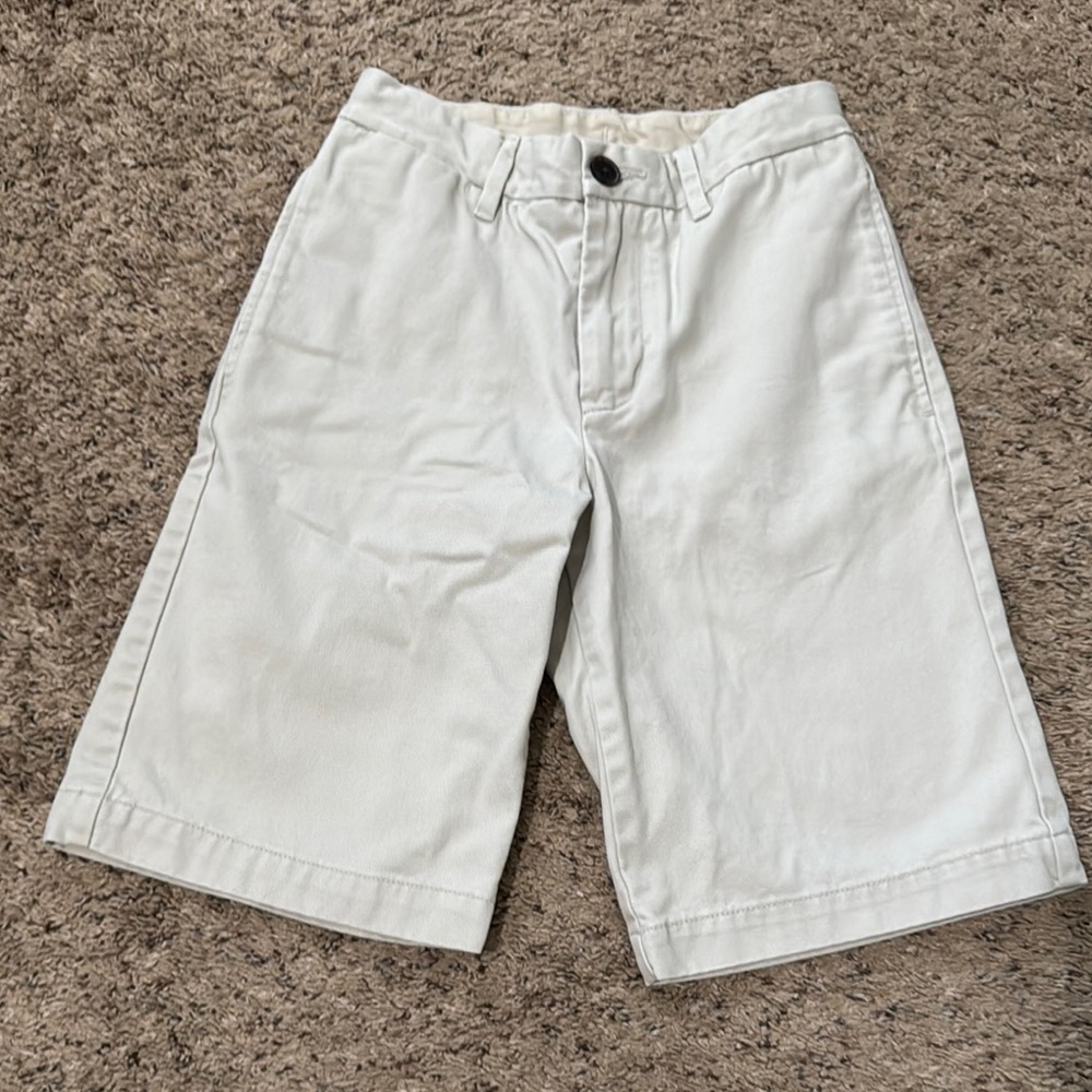 Gap Boys White 100% Cotton Dress Shorts Size 12 Slim